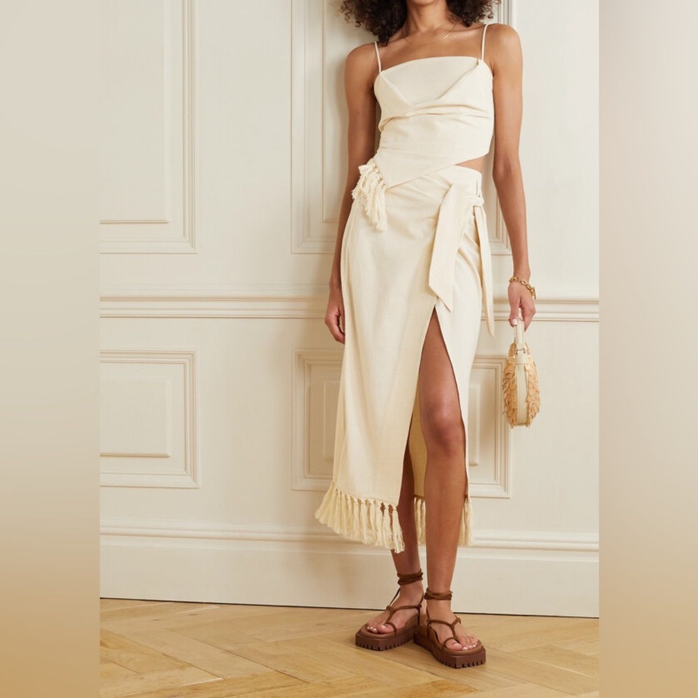 Nanushka Raelynn Fringe Top and Randi Skirt
